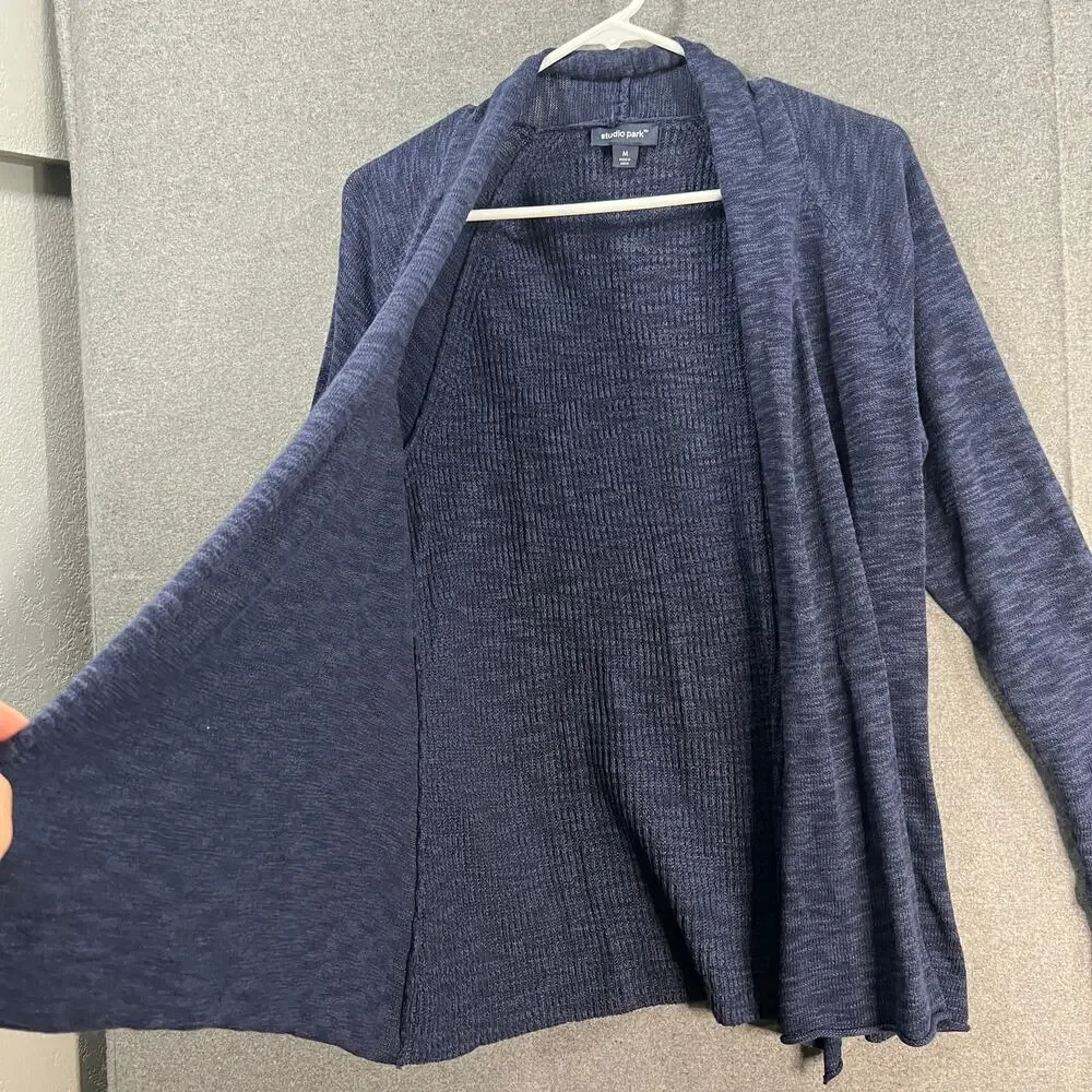 Studio Park x Amy Stran Open Front Cardigan Nave Size Medium
